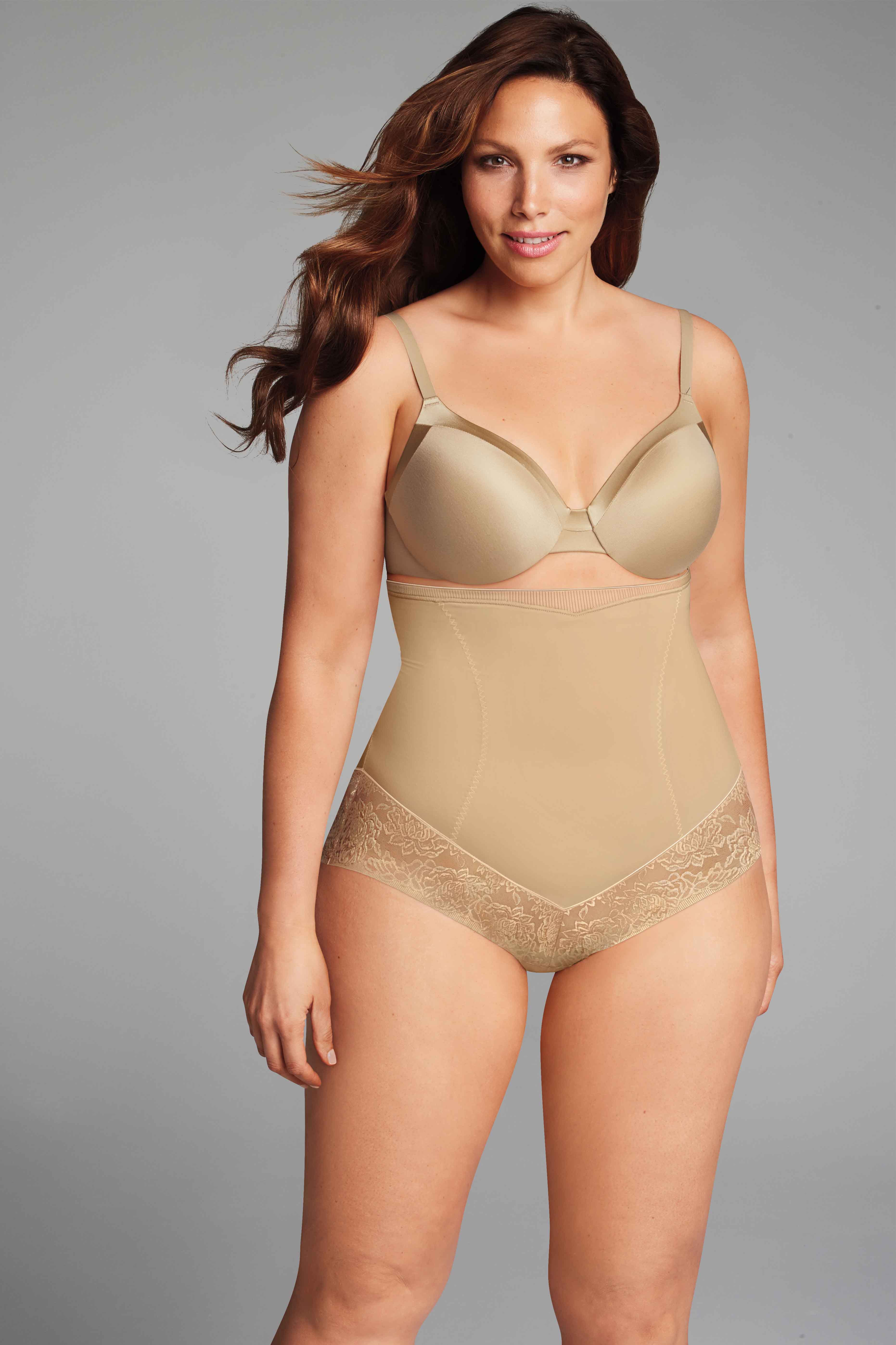 Maidenform Wear Your Own Bra Shapewear Torsette Body Beige 2XL